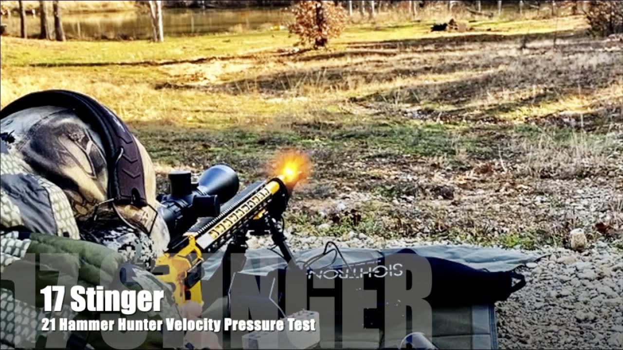17 Stinger • 21 Hammer Hunter • Velocity Pressure Test YouTube