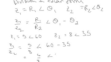 Video 20 division in polar form