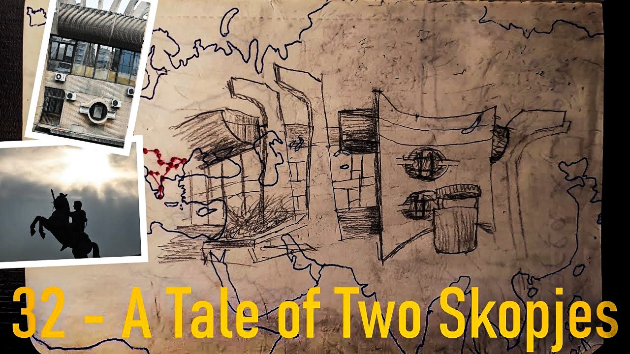 🇲🇰 Skopje 2014 and Kenzo Tange's brutalist city