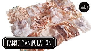 12 Mini Fabric Manipulation Samples - Textiles Tutorial
