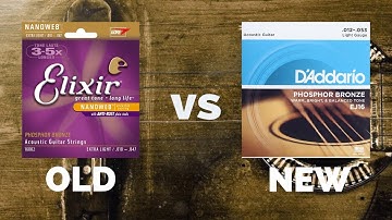OLD Strings VS NEW Strings - Can you HEAR the difference? (Taylor 414 ce Acoustic Guitar)