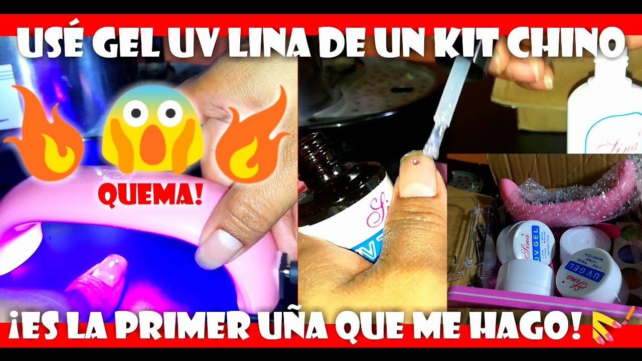 REVIEW GEL UV LINA COMO USAR/ TODO SOBRE GEL UV LINA EN UÑA NATURAL