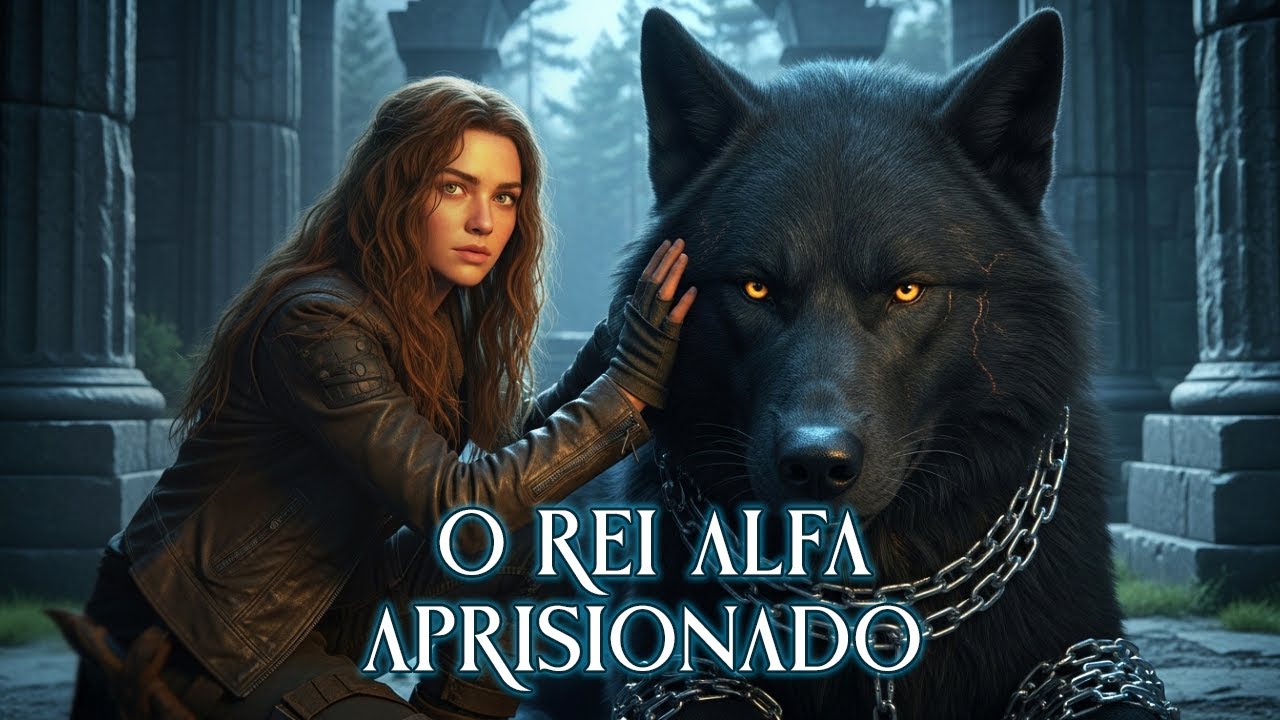 A humana salvou um lobo imenso preso em correntes de prata — sem saber que era o Rei Alfa