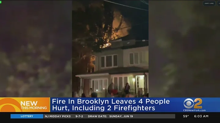 4 hurt in Brooklyn fire