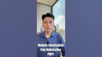 Modular Construction Plan Optimization (PART1)