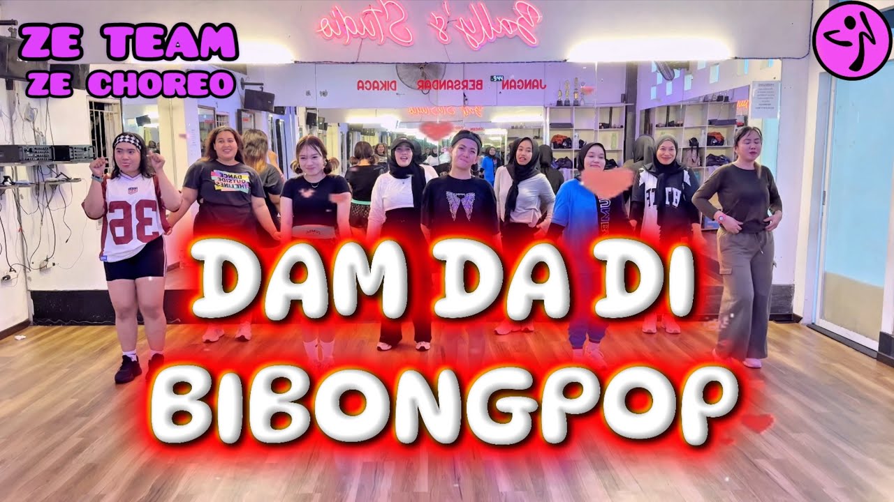 DAM DA DI ➖ BBONGPOP / ZUMBA / VIRAL TIKTOK / DANCE WORKOUT / CHOREO / ZE TEAM BALIKPAPAN 🖤💜