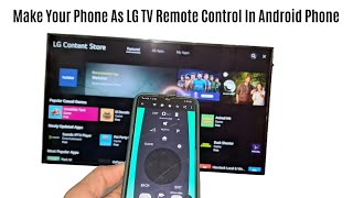 How To Make Your Phone As LG TV Remote Control In Android Phone? screenshot 5