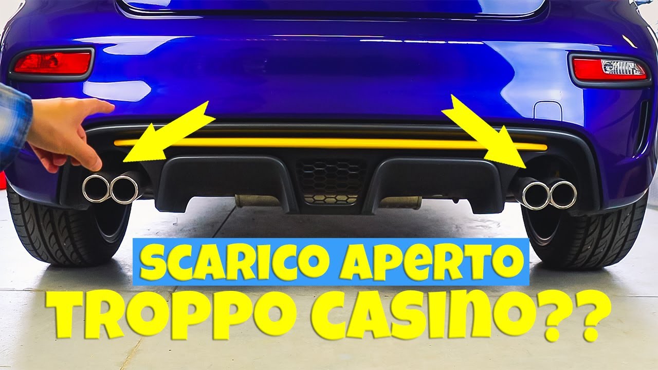 APRIAMO LO SCARICO DELLA MIA NUOVA ABARTH 595 PISTA 🔥 RECORD MONZA ATTIVO *Valvola SEMPRE aperta*