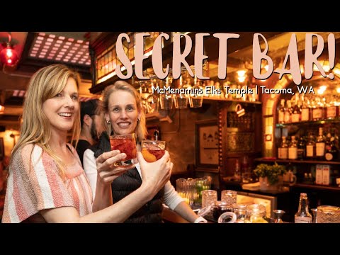 Secret Bar! The Vault at McMenamins Elks Temple | Tacoma, WA - video from McMenamins