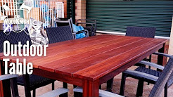 Outdoor Table (Free Plans!)