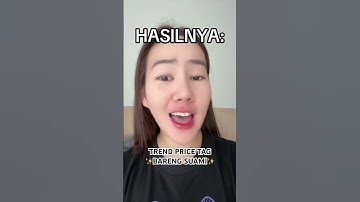 Thumbnail of HASIL TREND PRICE TAG BARENG SAMA SUAMI AKU!!! #shorts