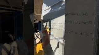 Stucco with cement board #masonry #stucco #thinbrick #construction #drainagesystem