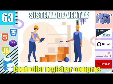 63 CONTROLLER REGISTRAR COMPRAS CON TABLAS RELACIONADAS en SISTEMA DE VENTAS (PHPyMySql)FullStack