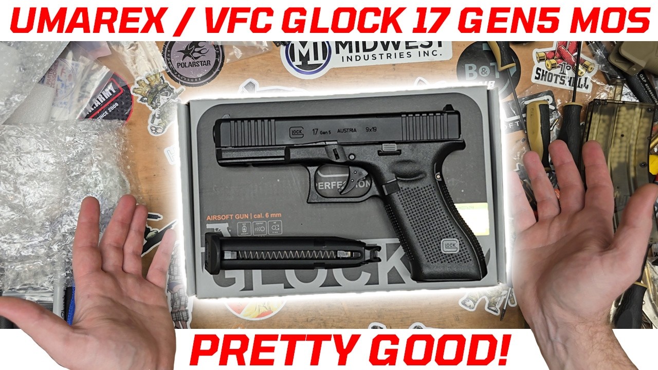 VFC/Umarex GlockAirsoft G17 GBB ガスガン Umarex / VFC Glock 17 Gen5 MOS GBB Pistol - YouTube
