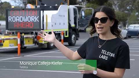 Telstra Transurban Road Work Zone safety technology Proof of Concept showcase September 2018