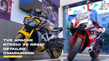 TVS Apache RR 310 vs RTR 310 | Full Comparison | Specs, Price & Performance