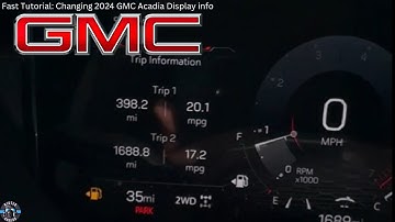 Quick Guide: Transform Your 2024 GMC Acadia Display!