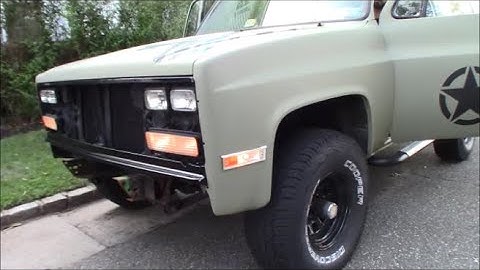 1989 K5 Chevy Blazer: Installing Custom Side Marker Lights & Electronic LED Flashers | C10 C20 K20