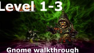 Leveling 1-3 Gnome starting place guide wow part 1