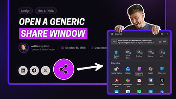 Add a Share Button in Elementor | Let Visitors Share Your Posts Anywhere (Web Share API)