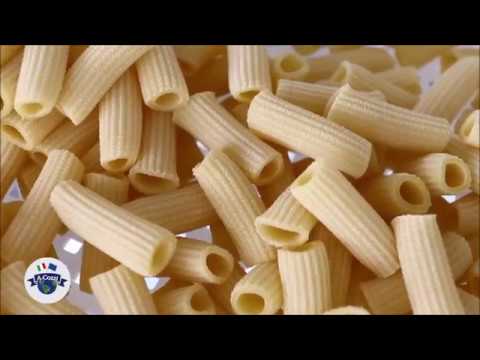Professional pasta extruder dies shape rigatoni