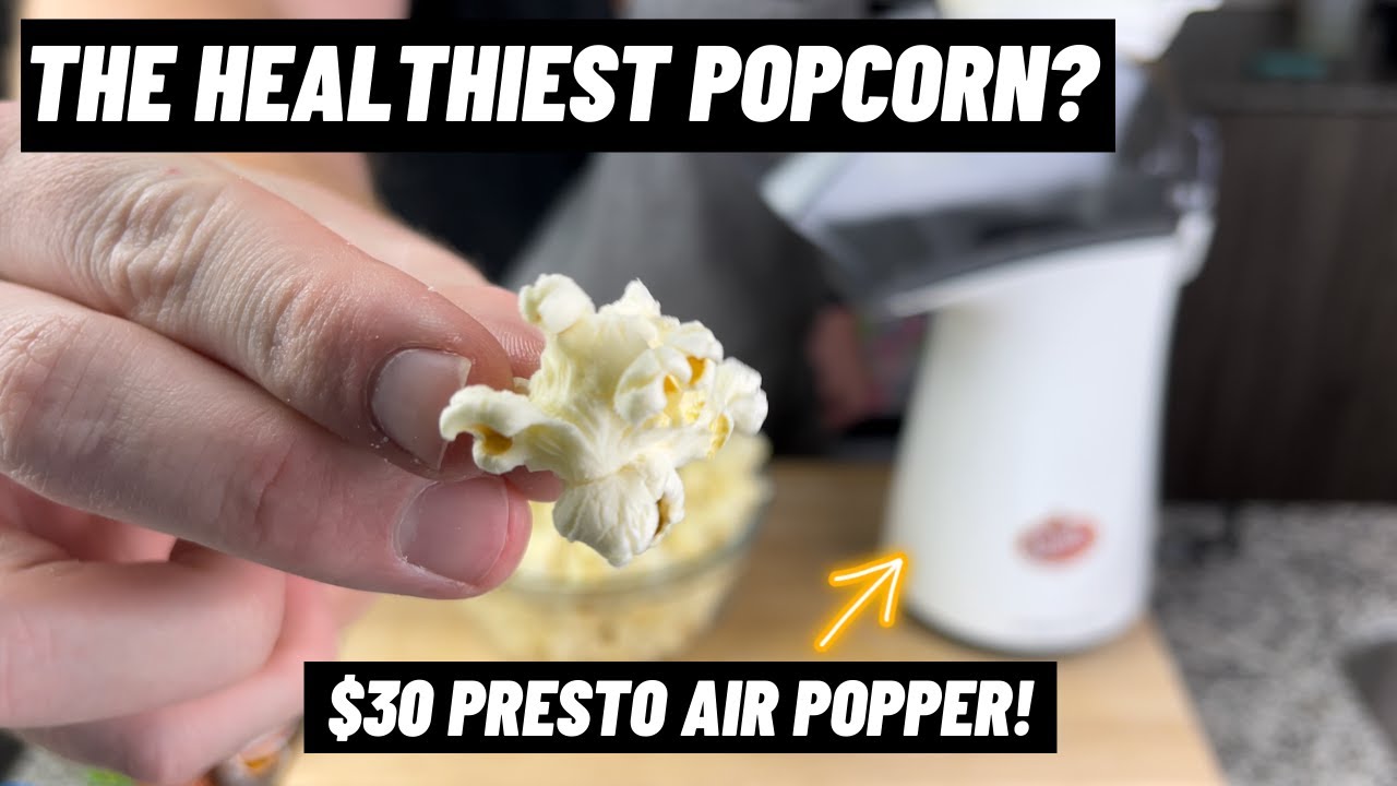 The HEALTHIEST Air Popper Popcorn?? Orville Redenbacher Presto Hot
