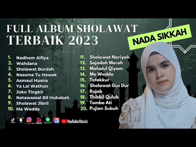 Sholawat Terbaru || Album Sholawat Nada Sikkah Terbaik 2023 || Nadhom Alfiya - Wahdana class=