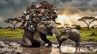 Rescue animal: Rescue the mother elephant