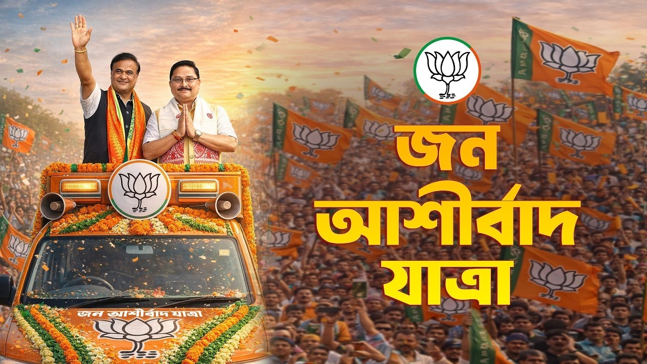 জন আশীৰ্বাদ যাত্ৰা | Jana Ashirwad Yatra | BJP Assam Pradesh