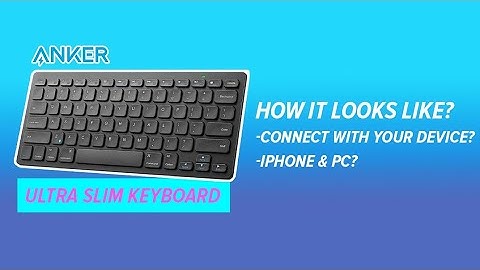 Anker Bluetooth Keyboard Review / Setup for laptop and Mobile phone