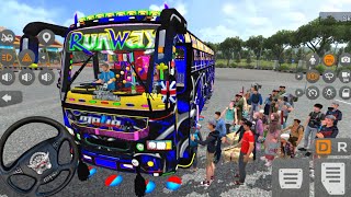 💥Bus simulator Indonesia Different Map Mod Full Passenger Load Android Gameplay Video screenshot 5