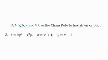 Use the Chain Rule to find dz/dt - Problem 14.5.3 Cengage Calculus