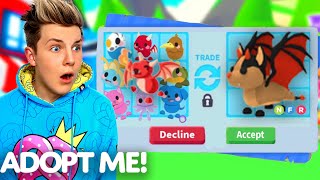TRADING the LEGENDARY STICKERS in ADOPT ME! 🦄🐲