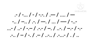 Arabic Morse Alphabet Song