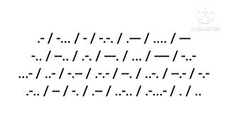 Celebrity Arabic Morse Alphabet Song Wealth