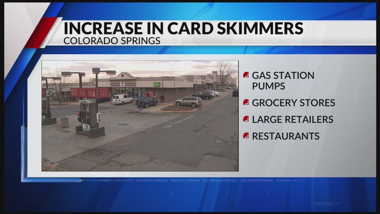 CSPD seeing spike in credit card skimmers at retail stores - YouTube