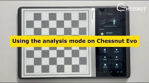 Using the analysis mode on Chessnut Evo#chessnut #chess #chessnutevo