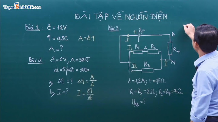 Bài tập về mạch điện lớp 11 nâng cao năm 2024