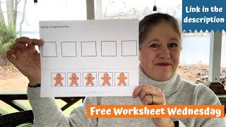 Free Worksheet Wednesday: Gingerbread Man Sequencing Guide