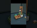 Chair Arrangement Tutorial #minecraft #로빈 #minecraftbuilding #마인크래프트