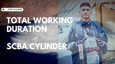 Find the Total Working Duration of a SCBA Cylinder || Problem solved || PSCRB training.