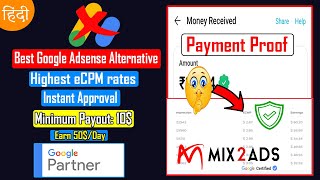 Mix2ads Adx Payment Proof (2023) | Best High Paying Google Adsense Alternative