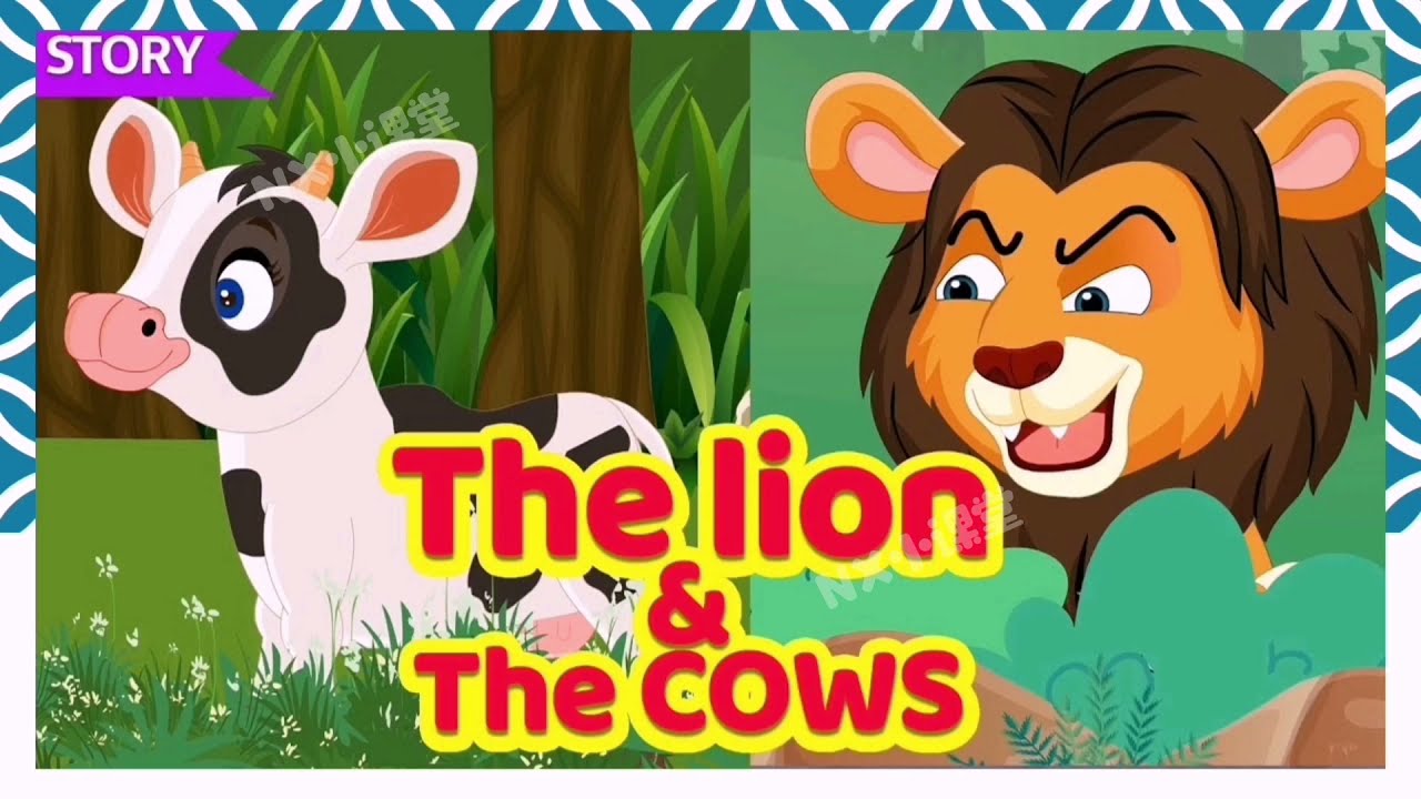 English Story IQ NILAM The Cow And The Lion 