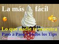 😋La Mas Facil, Lo que nadie te muestra👍Crema Chantilly La Mejor Receta🍨Paso a Paso todos los Tips