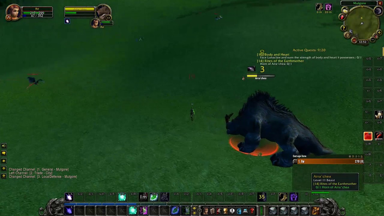 Rites of the Earthmother (Horn of Arra'chea) quest wow classic - YouTube