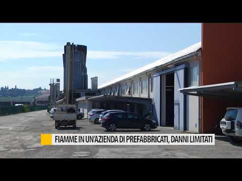Fiamme in un'azienda di profilati, danni limitati e produzione ferma