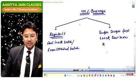CA CMA Final AFM SFM: All 3 Types of Batches Explanation with Fees and All Details ! CA Aaditya Jain