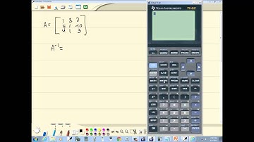 Technology in College Algebra - Matrix Inverse - TI-82