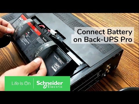 Connecting the Battery on Back-UPS Pro RS/NS M2 & MS Series | Schneider Electric Support