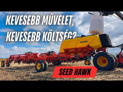 Nagy szármaradványban tettük próbára a Väderstad Seed Hawk vetőgépet.